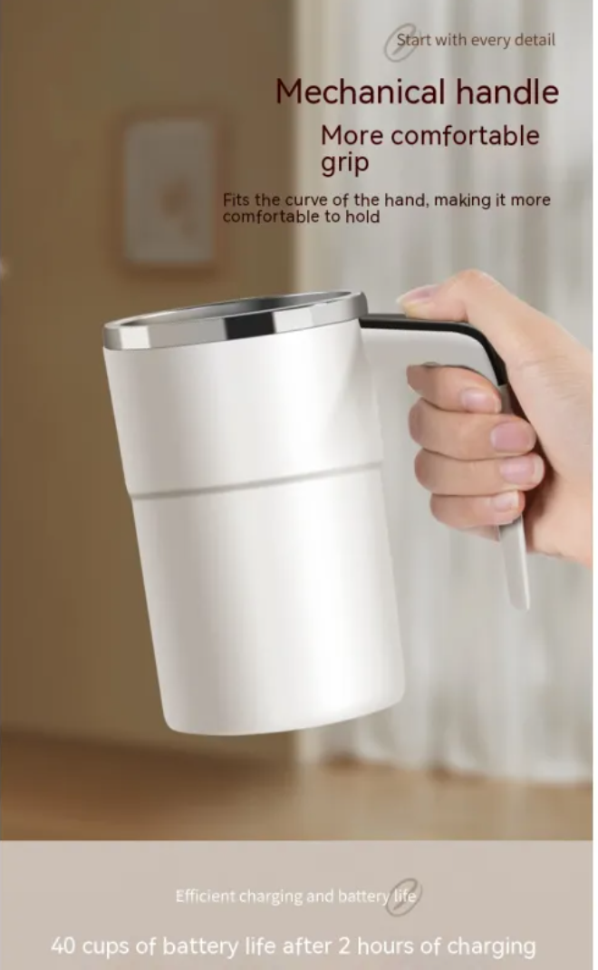 Self-Stirring Magnetic Mug