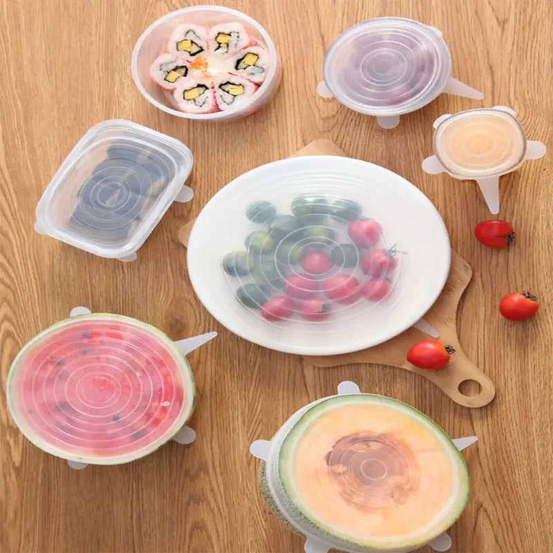 Silicone Stretch Lids Set for Food Storage