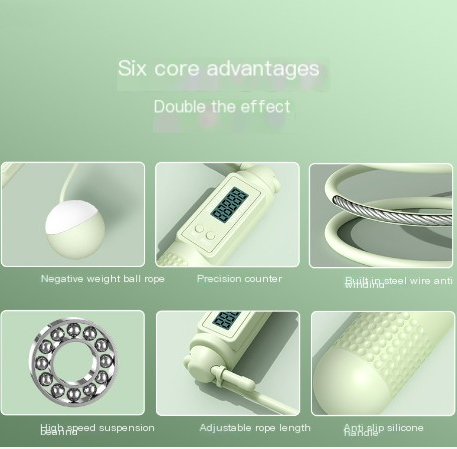 Smart Weighted Jump Rope with Electronic Counter