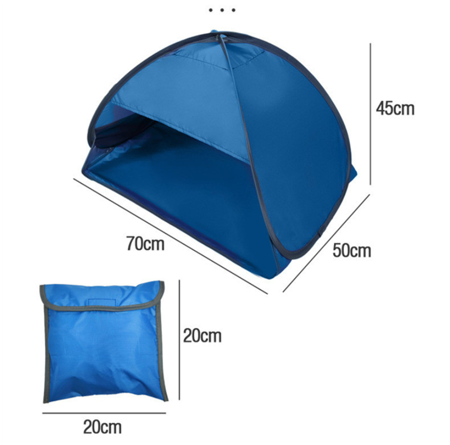 Mini Portable Pop-Up Beach & Camp Head Shade Tent (Windproof, Sun Shelter)