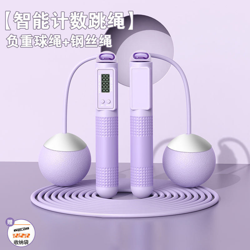 Smart Weighted Jump Rope with Electronic Counter