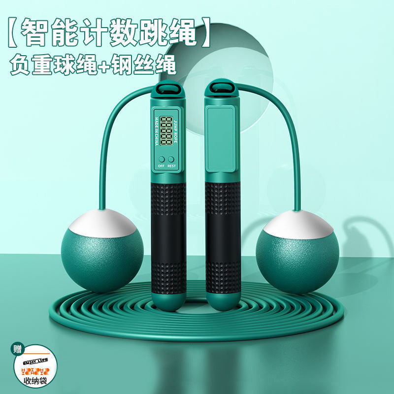 Smart Weighted Jump Rope with Electronic Counter