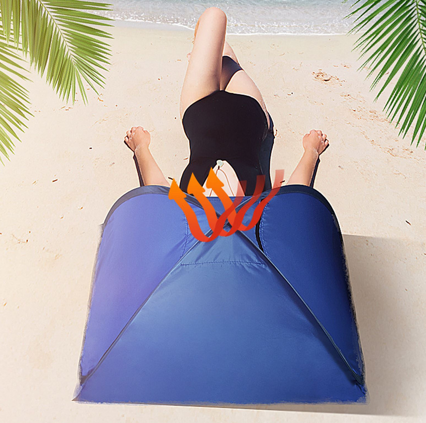 Mini Portable Pop-Up Beach & Camp Head Shade Tent (Windproof, Sun Shelter)